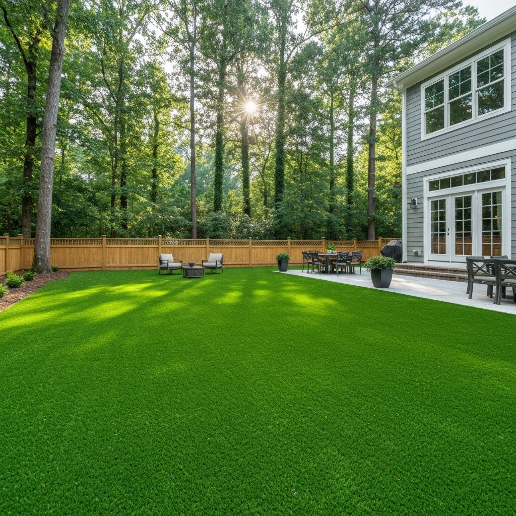 Professional artificial turf installation in Concord NC