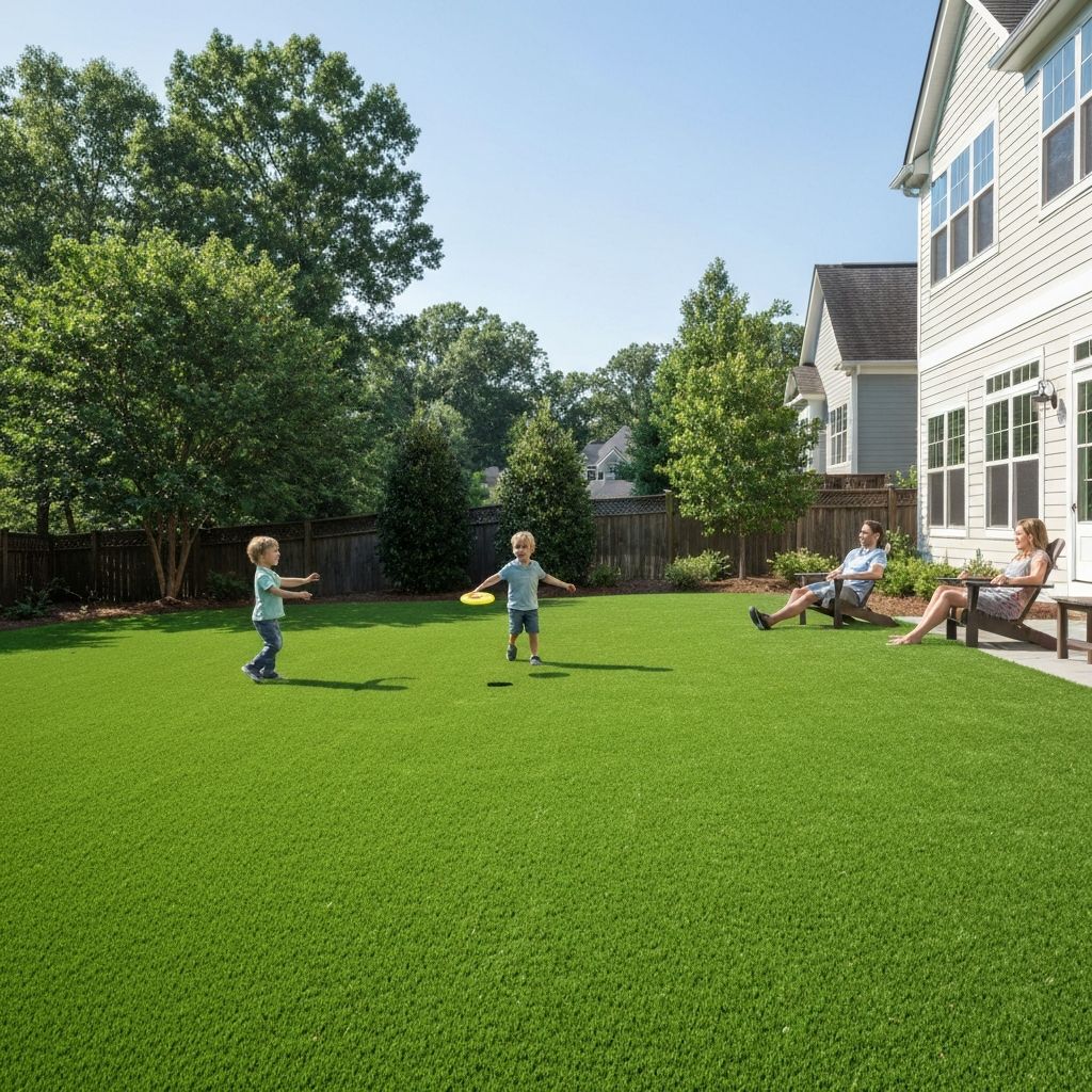 Professional artificial turf installation in Matthews NC