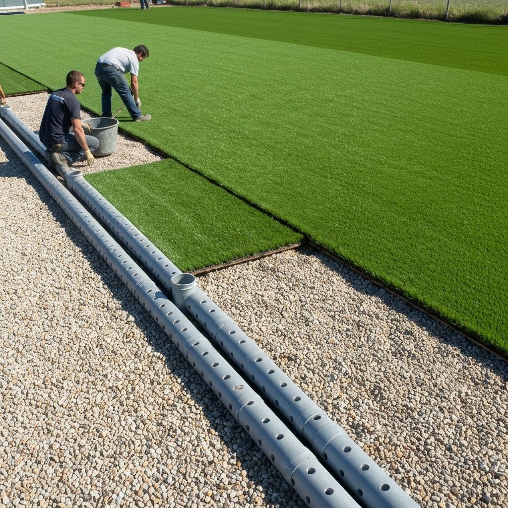 Artificial Turf Drainage Systems: The Complete Guide to Preventing Water Issues in 2025