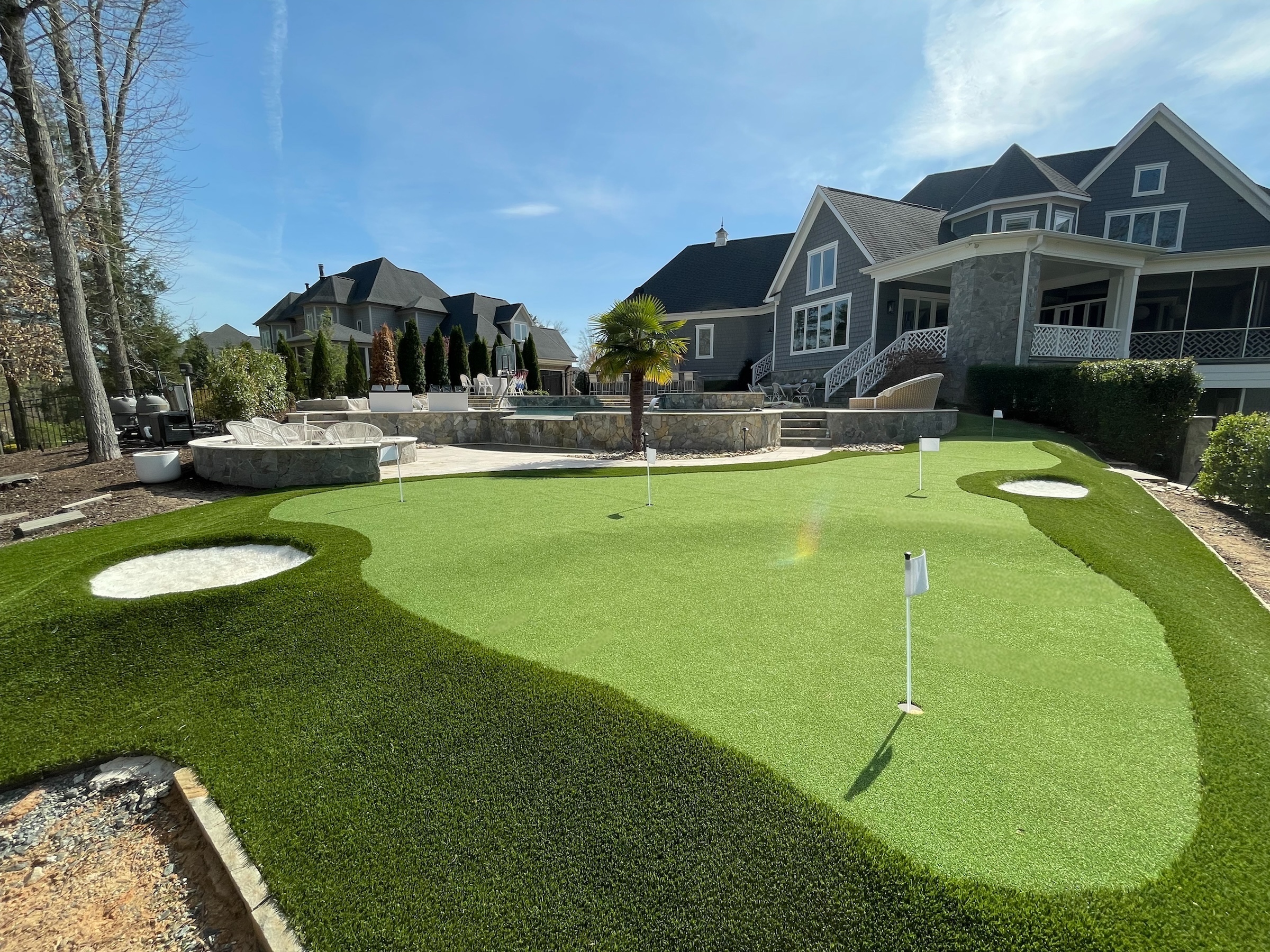 Luxury Estate Putting Green